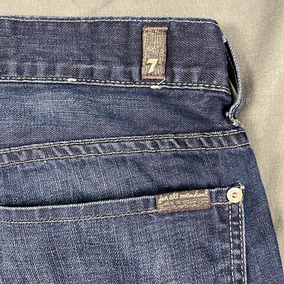 7 For All Mankind Men's Austyn Relaxed Straight Jeans | 34 Waist - Picture 3 of 5